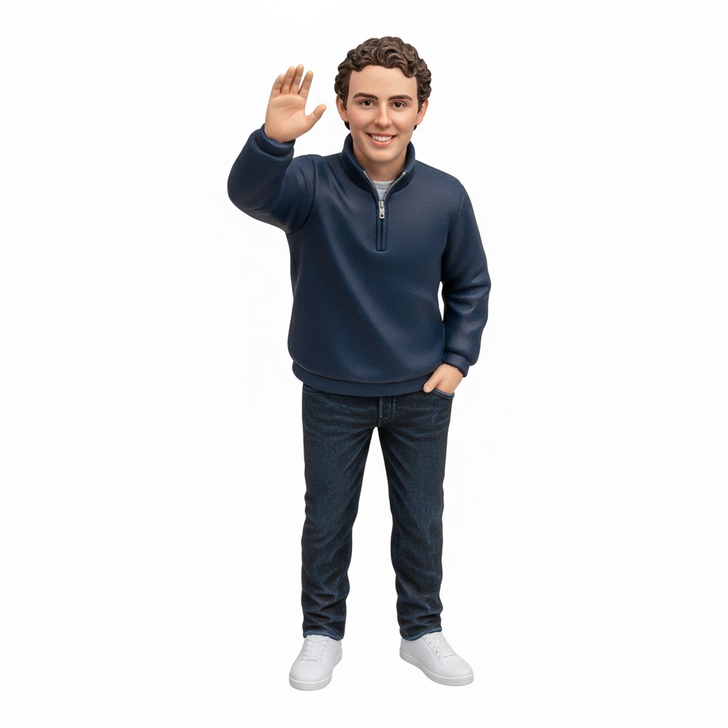Adrià Guilera waving hello